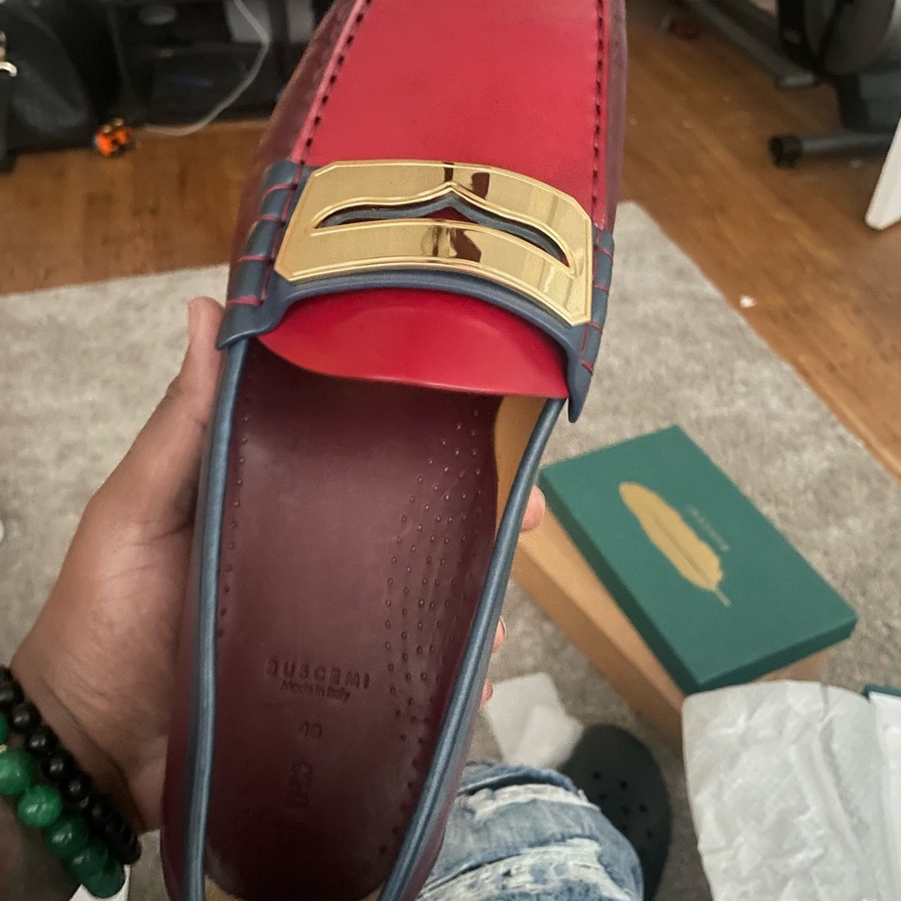 Buscemi penny loafers never worn.